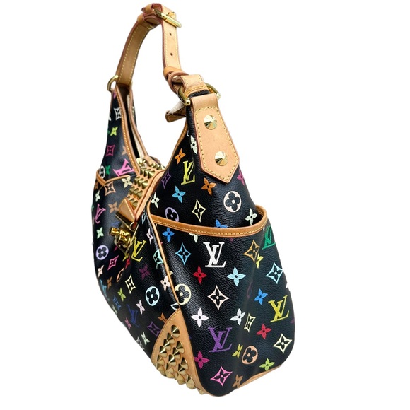 Louis Vuitton Chrissie MM in Noir Black Multicolor Limited Edition M40310 - Picture 12 of 14
